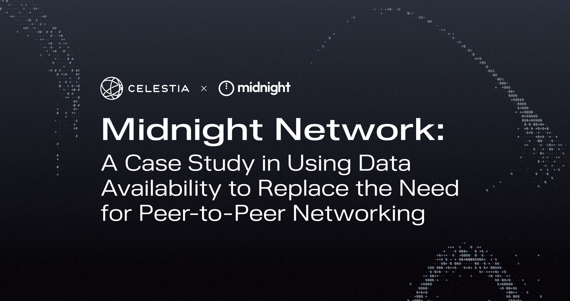 Midnight Network: A Case Study in Using Data Availability for Peer-to-Peer Networking