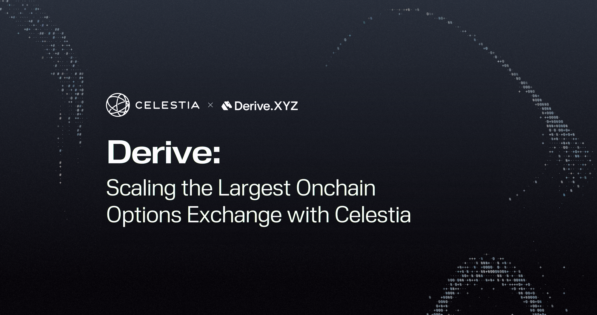 Derive: Scaling the Largest Onchain Options Exchange with Celestia