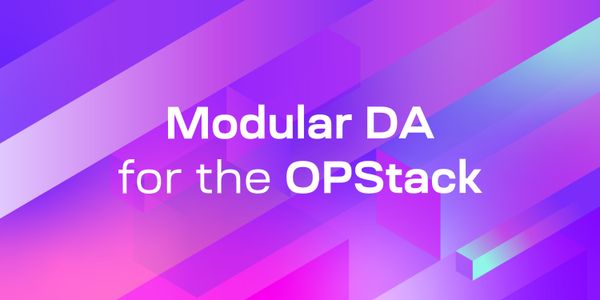 Modular data availability for the OP Stack