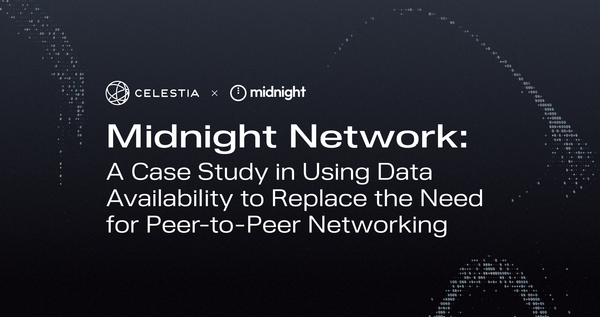 Midnight Network: A Case Study in Using Data Availability for Peer-to-Peer Networking